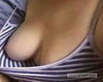 Tit Flash: My Medium Tits (Selfie) - Peek A Boo Sue from United Kingdom